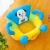 Cartoon pure cotton baby learning seat infant safety back seat plush toys wholesale