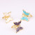 Factory Direct Sales Gold Alloy Butterfly Napkin Ring Hotel Home Decoration Wedding Table Supplies Napkin Ring