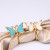 Factory Direct Sales Gold Alloy Butterfly Napkin Ring Hotel Home Decoration Wedding Table Supplies Napkin Ring