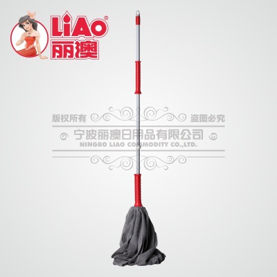 Lio/LIAO must card lock twist water mop self-locking twist water not dirty hand microfiber mop wholesale