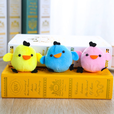 Korean version of cute cartoon ball chicken stuffed toy for the year of the rooster throwing dolls small pendant yiwu commodity