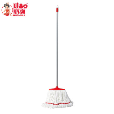 Green o/LIAO water mop full flat head all white not dirty hand toilet microfiber mop mop wholesale