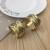 Spot Supply Iron Wire Loop Gold Napkin Ring Napkin Ring Hotel Model Room Napkin Ring Towel Ring Wedding Supplies