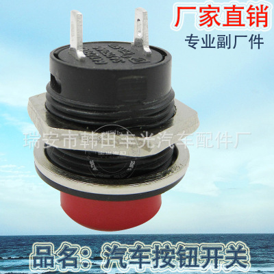 Factory Direct Sales Universal Car on-off Button Switch 2 Pin Ship-Form Button Switch R13-507