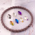 Nail Ornament TikTok Red Rhombus Bottoming Drill Color Crystal Manicure Jewelry Glass Drill Flat Bottom Stick-on Crystals Decoration