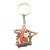 Spanish flag Spanish painting oil key chain hanging a gift tourism souvenir antique key chain