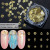 Exclusive for Cross-Border Nail Ornament Ins Style Popular Summer Exquisite Nails Jewelry Stickers Moltres Notes Nail