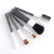 Factory Direct Sales 5 Pieces Eye Makeup Brush Eye Shadow Brush Neutral No Logo Gray Face Powder Case Color Available