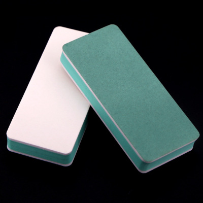 Nail Polish Block Manicure Implement Two-Sided Polishing Block Double-Sided Green Core Polishing Block Polishing Block