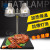 Marble Two-Head Heat Preservation Lamp Buffet Food-Heating Lamp Two-Head Food Insulation Table Heating Barbecue Lamp