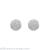 Circular Studded with Rhinestone Earrings Female European and American Personalized Exaggerating Heart-Shapaed Earrings 925 Silver Stud Earrings Graceful Earrings All-Matching
