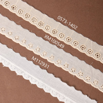 Garment Accessories Embroidery Cotton Lace Trimming
