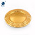 Wholesale Gold-Plated round Fruit Plate Luxury Golden Berry Dish Metal Block Food Plate