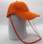 Anti-droplet cap men's outdoor mask of the protective hat anti-saliva sand isolation cap
