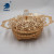 European-Style Gold-Plated Oval Fruit Plate Saudi Arabia Fruit Plate Chocolate Plate Dried Fruit Tray Wedding Goods