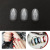 500 Pieces Bag Nail Sticker 3D Cut Surface Fake Nails Pearl Powder Effect Clear Pack Single Number Selection Number 679