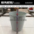 plastic trash can round simple design rubbish storage bucket office home kitchen garbage can nordic wind waste bin new