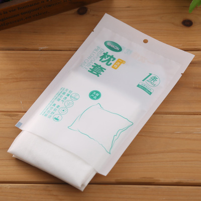 Vacuum disposable non-woven lowcase travel separated dirty hotel hotel supplies pillow cover 1 pack