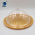 High-Grade round Metal Fruit Plate Cake Bread Plate Dried Fruit Tray Acrylic Food Cover Diameter 36cmx16