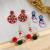 New Christmas Series Earrings Snowflake Ear Stud Snowman Bell Socks Eardrops Holiday Gifts for Women