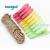 New style 9pcs pp material High Quality laundry plastic clothes pegs clip with 5M nylon rope 