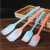 Translucent Small Number Silicone Butter Scraper High Temperature Resistant Butter Knife 8-Inch Baking DIY Cake Scraper
