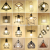 Industrial Metal Frame Pendant Light Geometric Pendant Light Fixture Bedroom Bathroom Hanging Lighting 