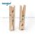 Natural Clothespins Wood Clamp Clips with 5m nylon clothes rope