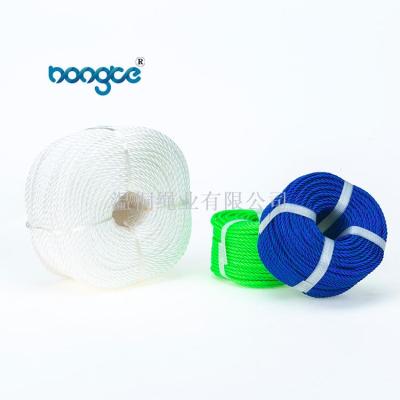PE color 3-strand twisted package clothes ropes with a diameter of 2 mm to 20 mm