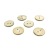 Wholesale 2 and 4 Holes  Natural Shell Coconut Button With Your  Logo For Clothing Accessories