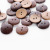 Hot Sale Hight Quality Decorative DIY Brown 2 Holes Sewing Coconut Buttons For Cloth