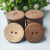 Vision Trims 2 Inch Handmade Natural Black Horn Coconut Buttons From china factory