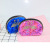 Cross-Border New Arrival Glass Broken Waterproof Pu Laser Printing Leather Flamingo Printing Cosmetic Bag Storage Bag Factory Wholesale