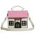 New personality made a strange house modeling bag one shoulder cross chain bag mobile phone lady bag