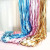Rain silk curtain background wall marriage room romantic pull color ribbon tassel curtain birthday party birthday banquet stage decoration