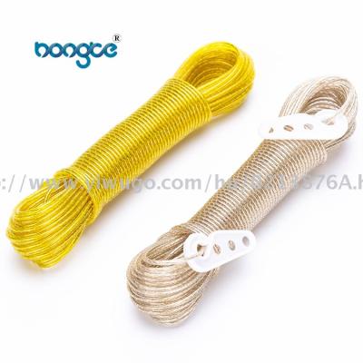 PVC rope clothes line with steel different sizes