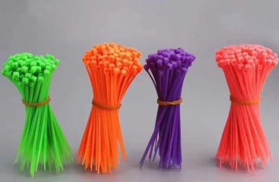 Nylon Cable Tie Red Yellow Blue and Green Pink Purple Orange 3*4*5*100 150 200 250 300mm Color Cable Tie