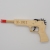 Factory Direct Sales Rubber Band White Wood Gun Wooden Toy Hit Belt Tire Pistol M1911