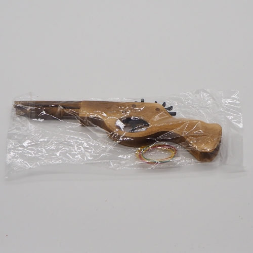 wood pistol toy gun rubber band gun rubber ring gun continuous hair toy gun play leather ring pistol large double tube