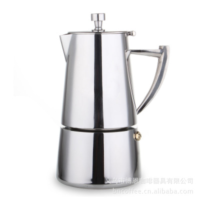 Supply Coffee Pot Stainless Steel Moka Pot Italian Pot for 4 People