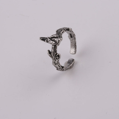 Alloy Open Ring Branch Alloy Men and Women Ring South Korea Alloy Ornament Wholesale