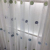 Yarn Simple Modern American-Style Village Style All-Matching Striped Mesh Curtains Small Flower Embroidery with Yarn Partition Floating Window Screen