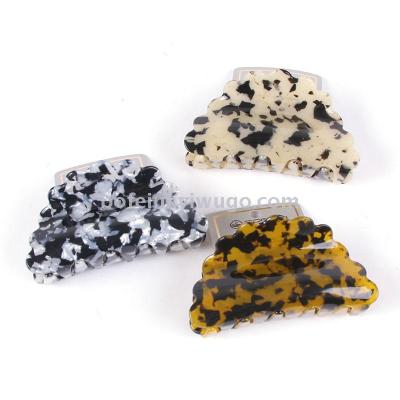 Acetic acid plate Japan Korea hair act the role of girl temperament hairpin simple hair catch clip top clip hair catch medium