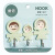 Happy home three creative family design strong cartoon adhesive hook 3 into the card