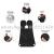 Slingifts Beard Shaving Cape Apron Beard Shaving Bib Catcher with Suction Cups for Easy Clean Up Beard Shaping Tool