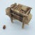 Factory Direct Sales Grain Windmill Antique Farm Tools Model Home Decoration Handmade Ornaments Nostalgic Toy Decoration