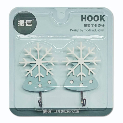 Zhenxin acrylic hook plastic strong stick hook door after hook kitchen bathroom hook stick hook hanging