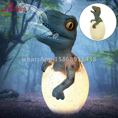 Slingifts Chinldren Dinosaur Bedroom Decoration Dinosaur Egg Baby Night Light Humidifier Tyrannosaurus Rex Triceratops