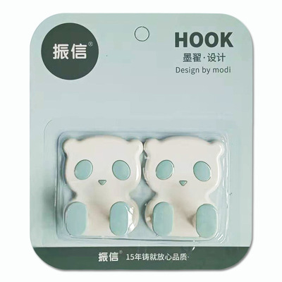 Vibration letter hook simple hook hook after the door hook strong hook hook creative wall towel hook mobile phone holder