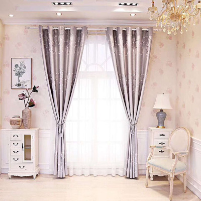 Curtain Simple Modern Cotton Linen Shade Cloth Full Shading Living Room Bedroom Bay Window Office Cloth Curtain